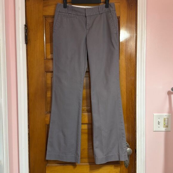 Banana Republic Martin Grey Flared Dress Pants Women’s US 4 Regular - Picture 1 of 8